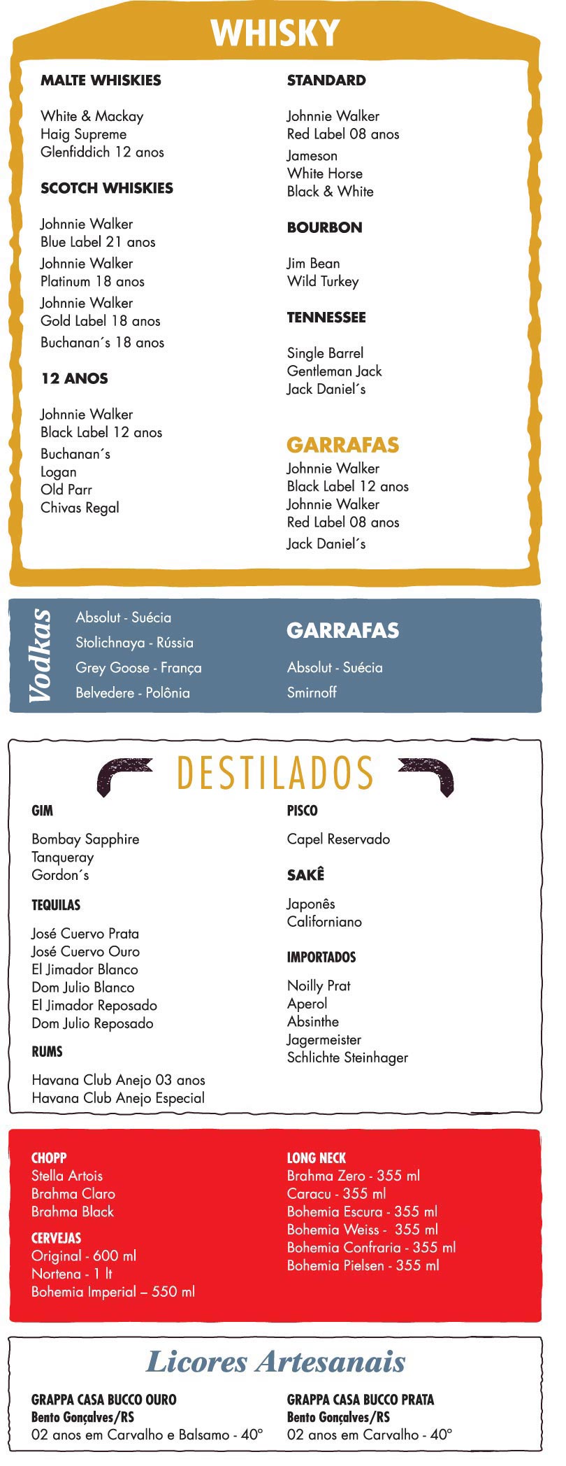 Bebidas Quintana