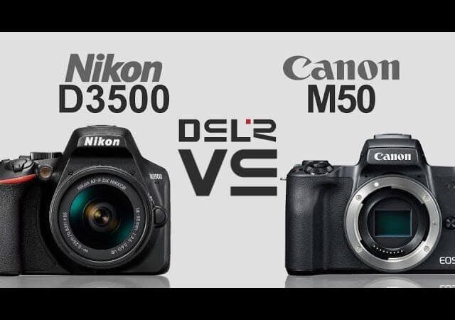 How Do the Nikon D3500 and Canon M50 Compare in Terms of Continuous Shooting Speed?